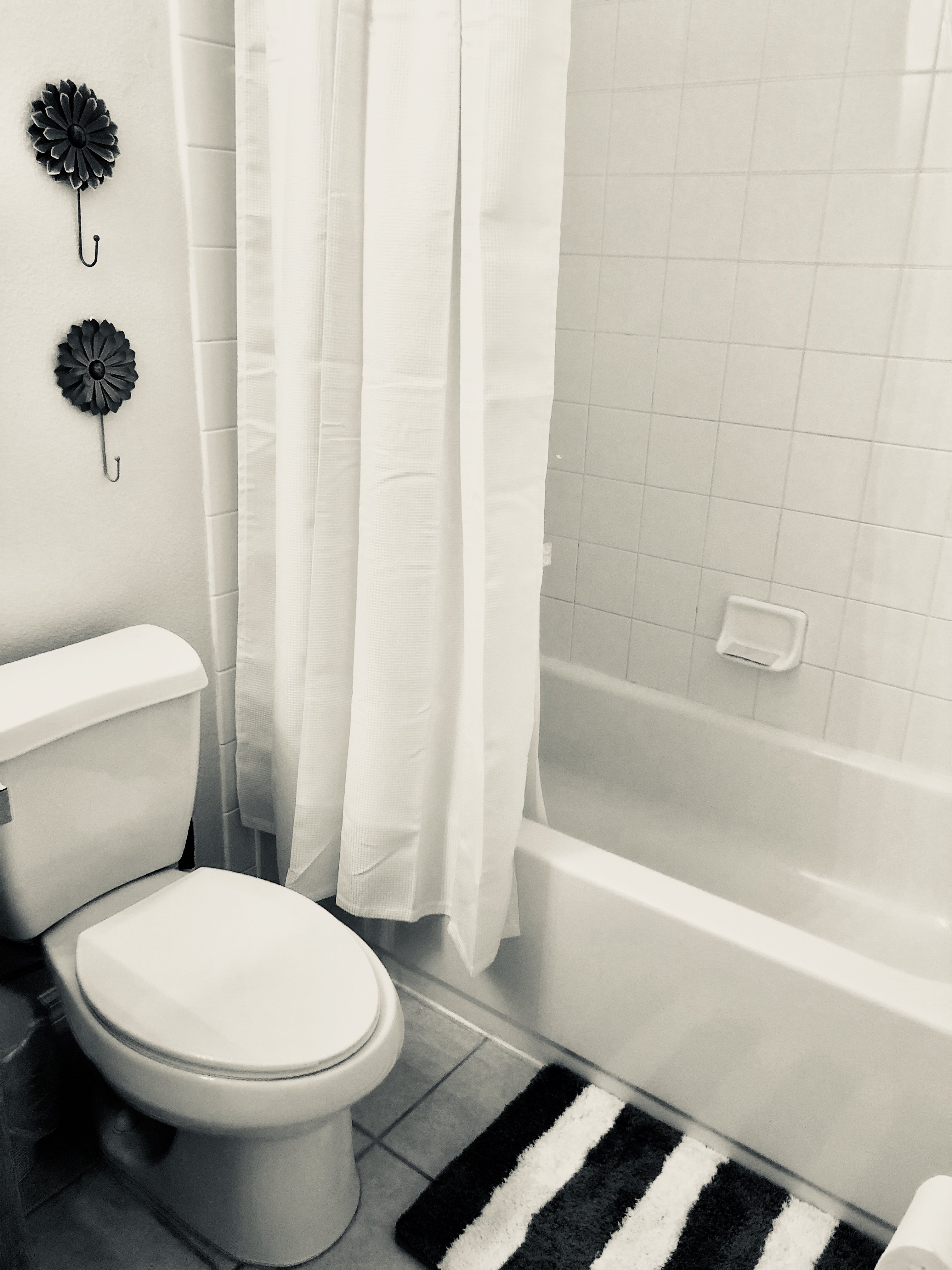 Picture Gallery. Shared Bathroom BlacknWhite